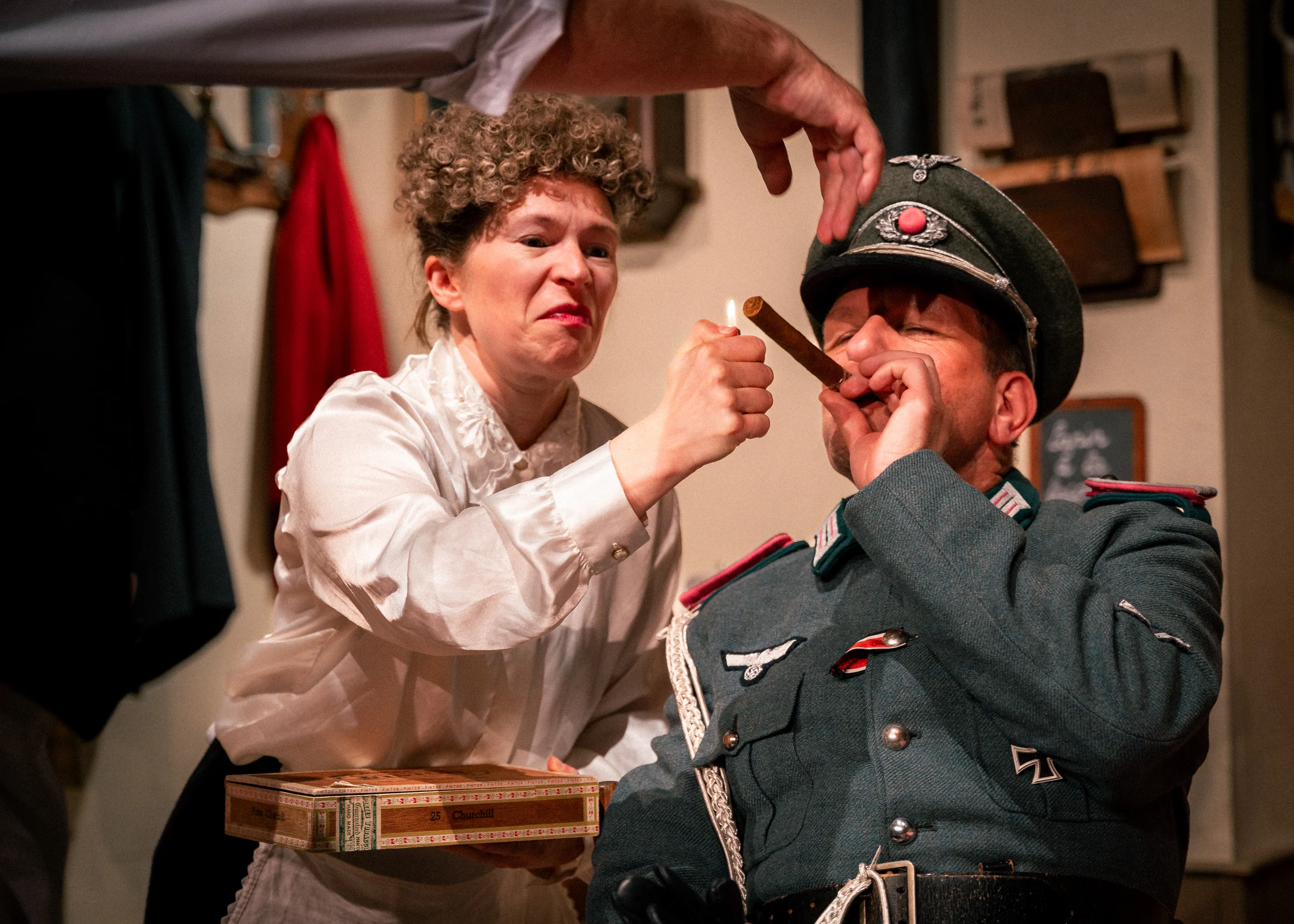 Scène uit Allo Allo